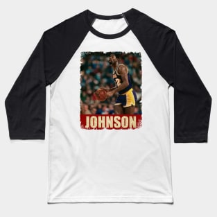 Magic Johnson - NEW RETRO STYLE Baseball T-Shirt